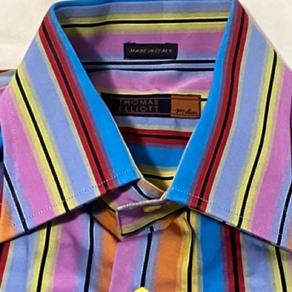 Thomas Elliott Bold Colors Dress Shirt - Picture 9 of 10